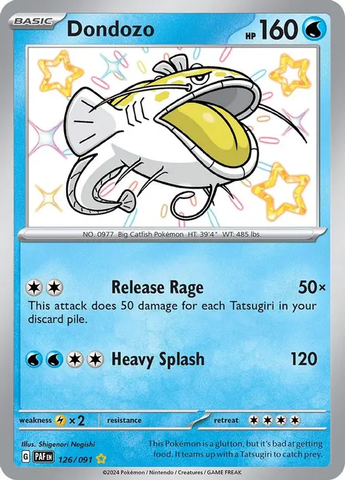 Dondozo card art