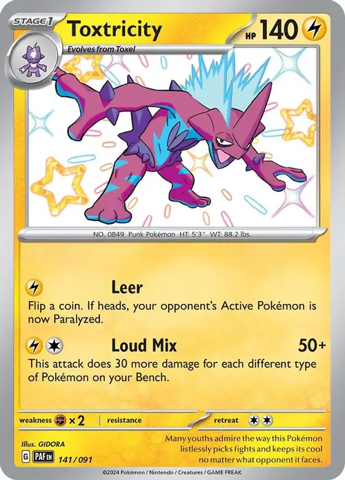 Toxtricity card art