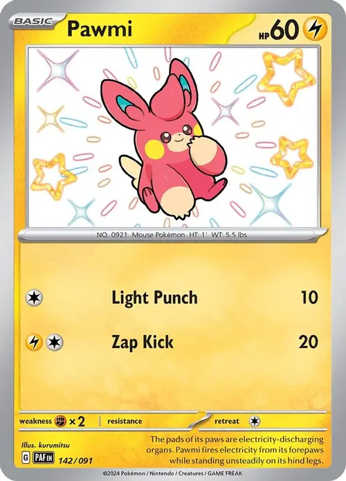 Pawmi - 142/091 card art