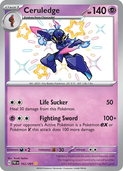 Ceruledge - 162/091 card art