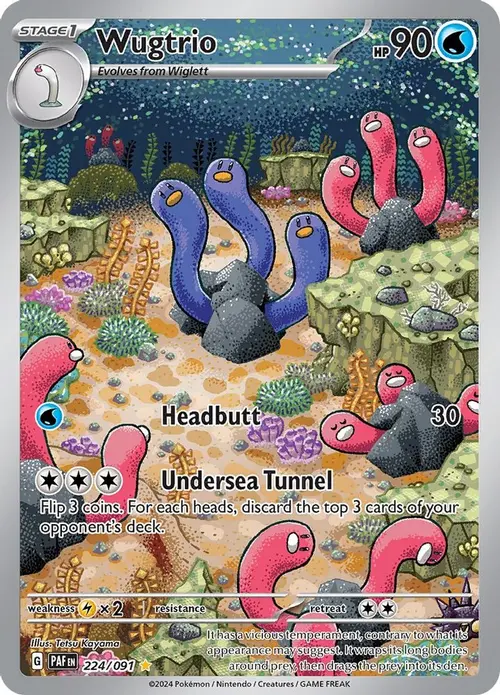 Wugtrio - 224/091 card art
