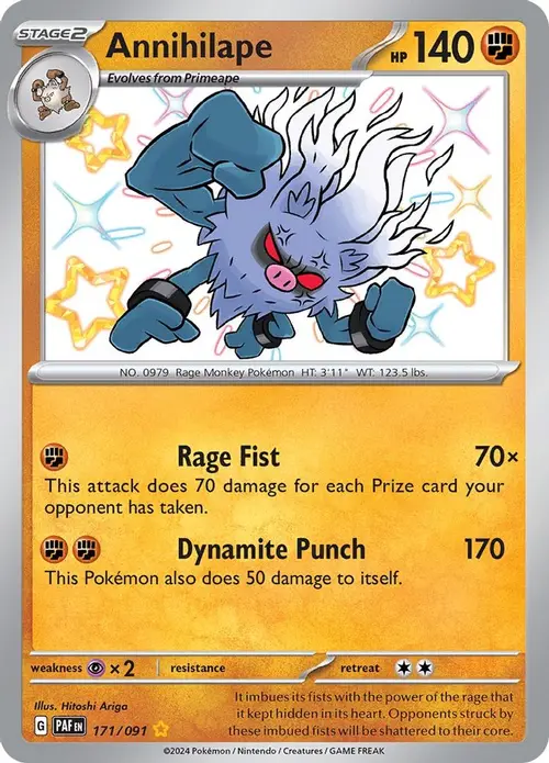 Annihilape - 171/091 card art