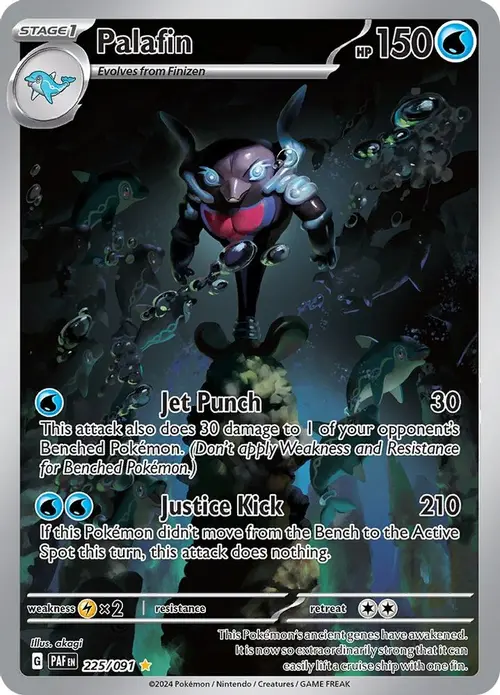 Palafin - 225/091 card art