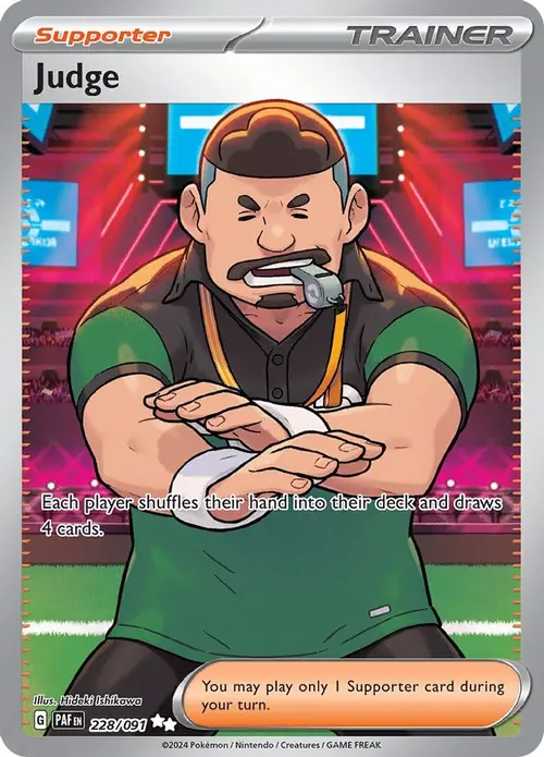 Judge card art