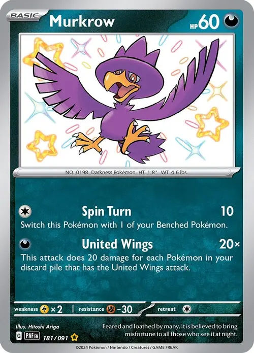 Murkrow card art