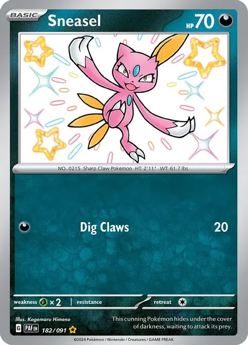 Sneasel card art