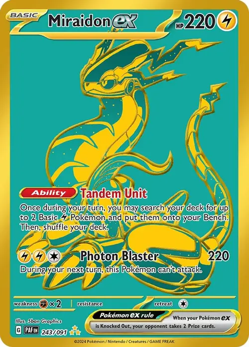 Miraidon ex card art