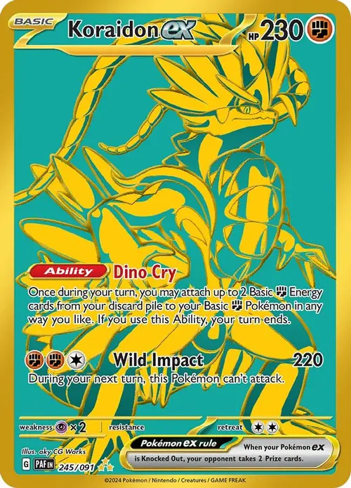 Koraidon ex card art