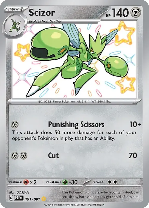 Scizor card art