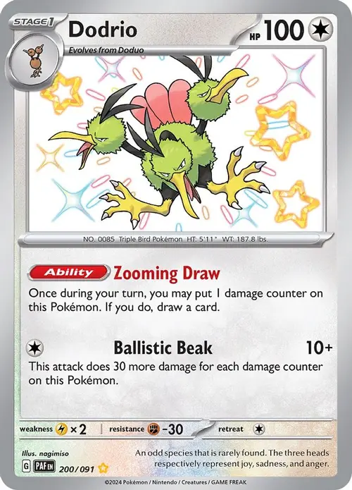 Dodrio card art