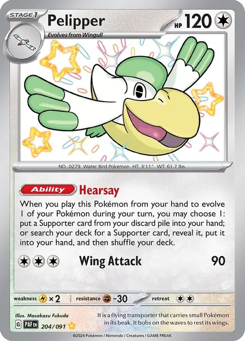 Pelipper card art