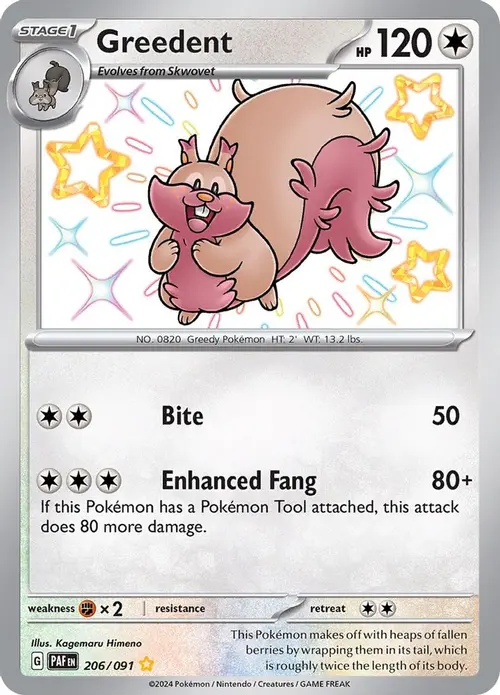 Greedent card art