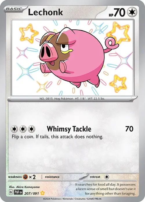 Lechonk - 207/091 card art