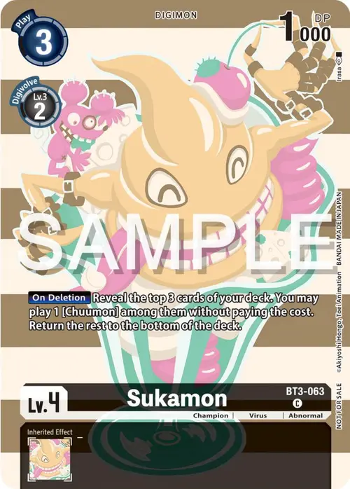 Sukamon (Digimon Illustration Competition Pack 2023) card art