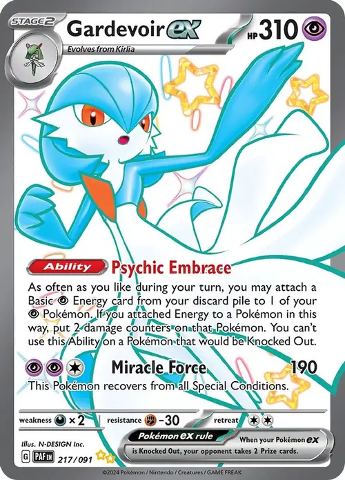 Gardevoir ex - 217/091 card art