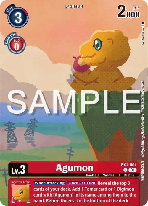 Agumon (Digimon Illustration Competition Pack 2023) card art