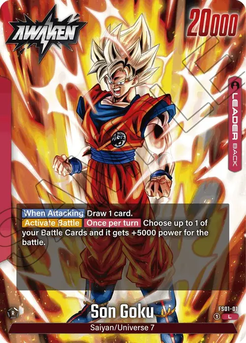 Son Goku card art