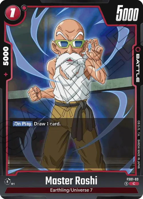Master Roshi card art