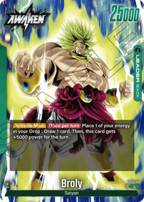Broly card art