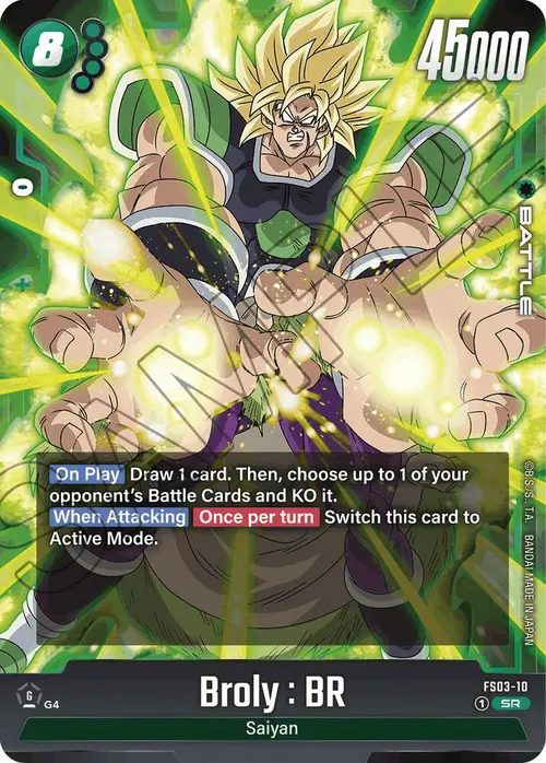 Broly : BR card art