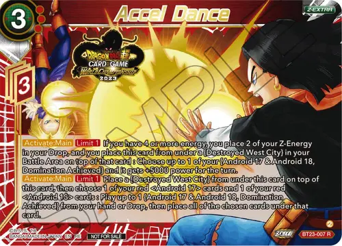 Accel Dance (2023 World Championship Z-Extra Card Set) card art