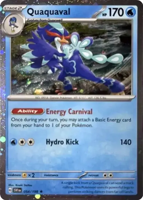 Quaquaval - 054/198 (Cosmos Holo) card art