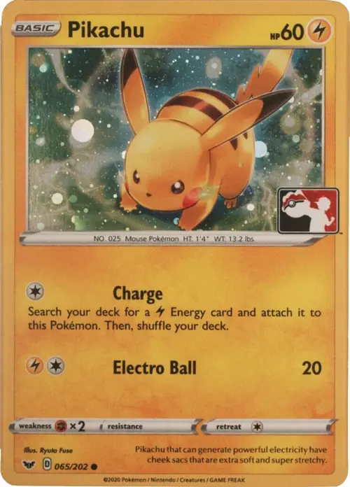 Pikachu - 065/202 (Cosmos Holo) card art