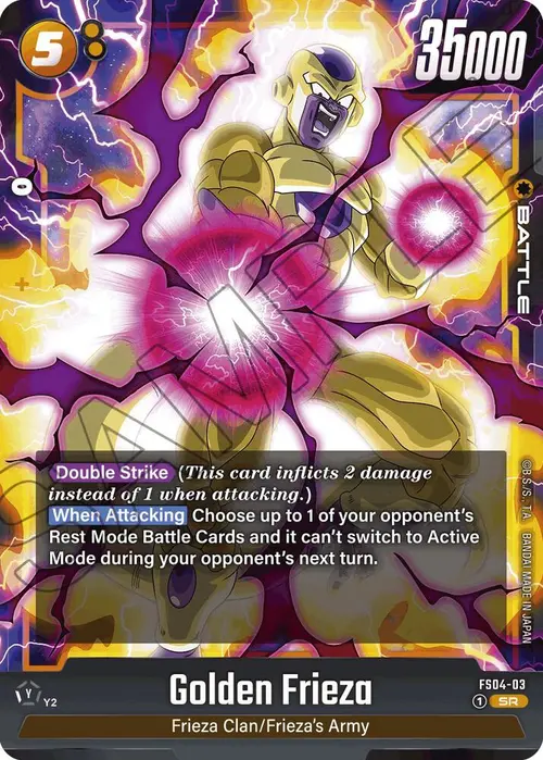 Golden Frieza card art