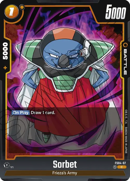 Sorbet card art