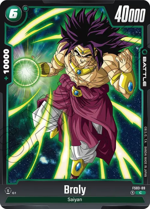Broly card art