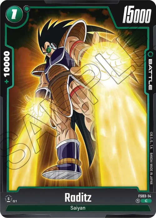 Raditz card art