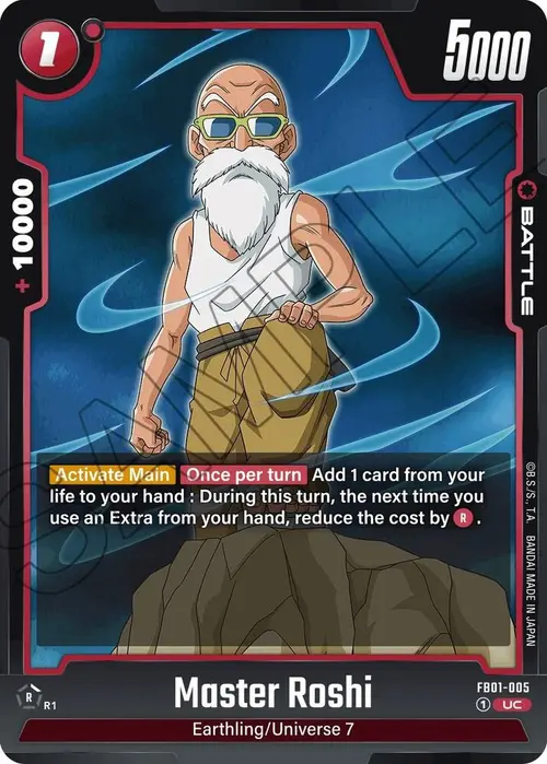 Master Roshi card art