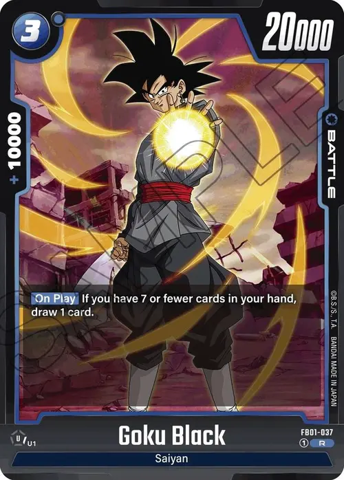 Goku Black card art