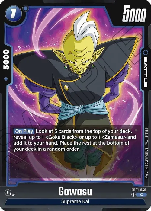 Gowasu card art