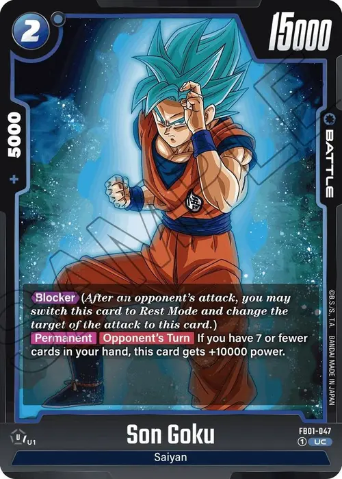 Son Goku card art