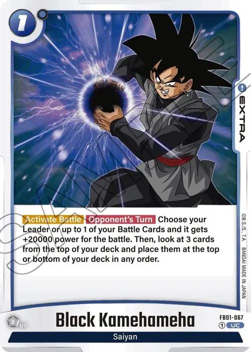 Black Kamehameha card art