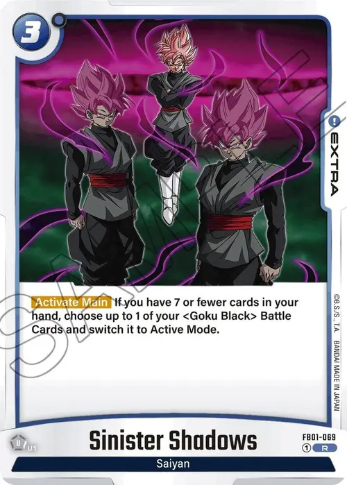 Sinister Shadows card art