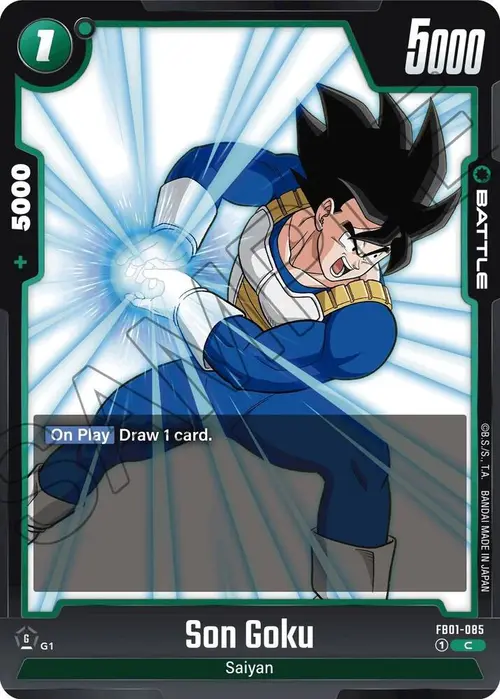 Son Goku card art