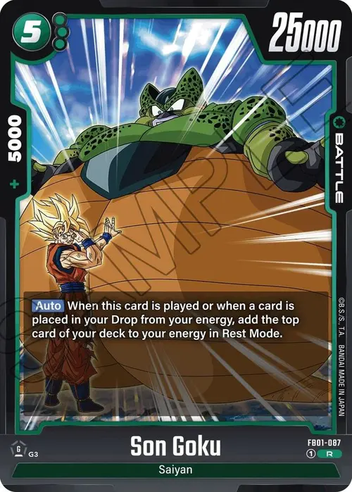 Son Goku card art