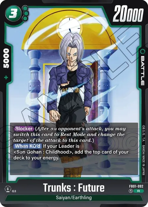 Trunks : Future card art