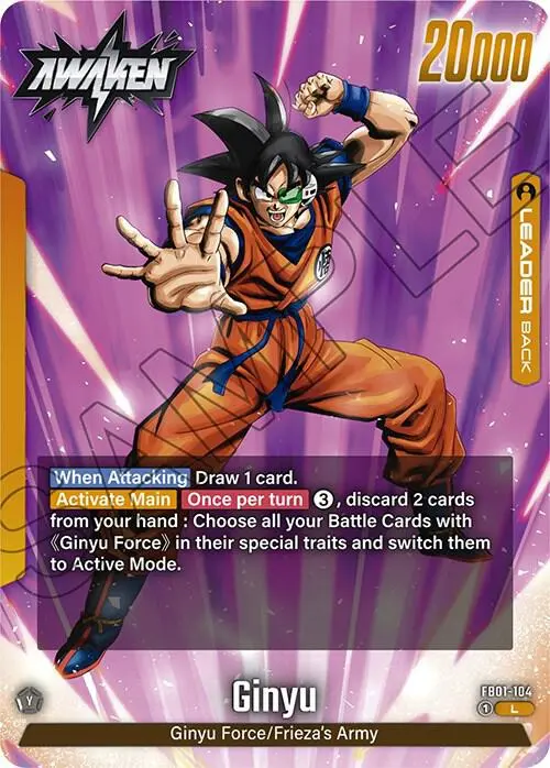 Ginyu card art