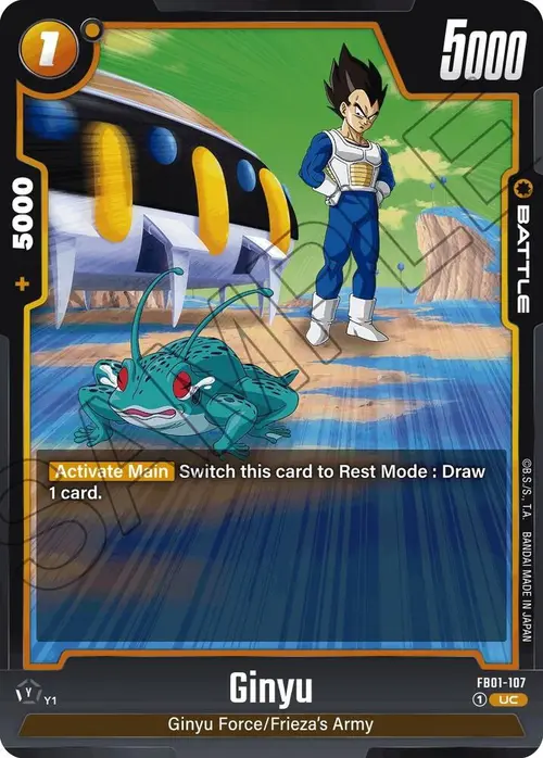 Ginyu card art