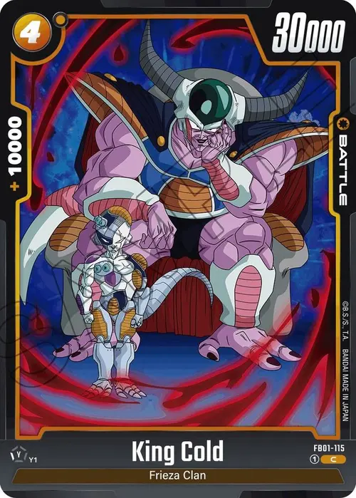 King Cold card art