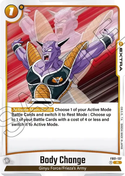 Body Change card art
