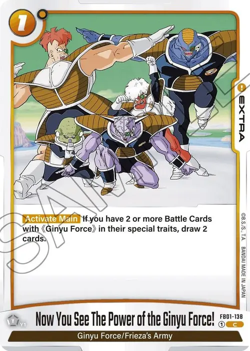 Now You See The Power of the Ginyu Force! card art