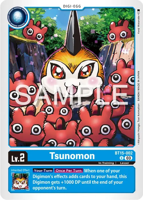 Tsunomon card art