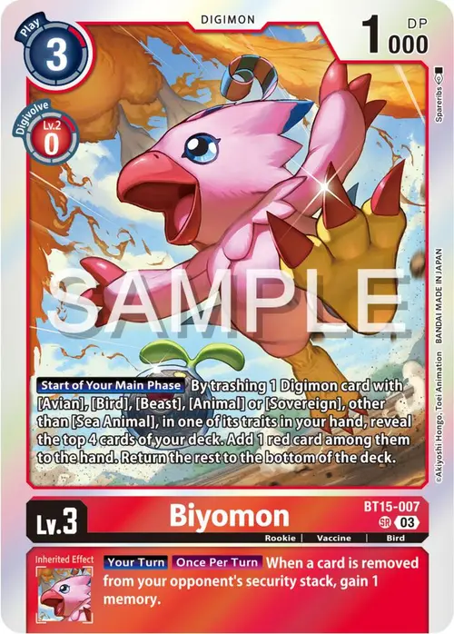 Biyomon card art