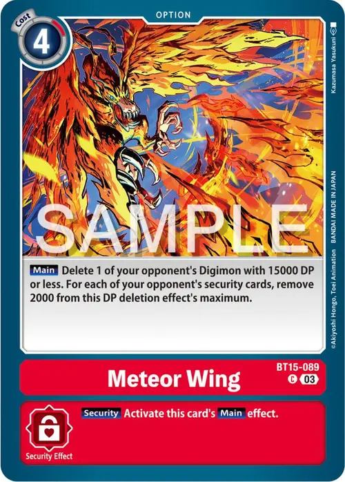 Meteor Wing card art
