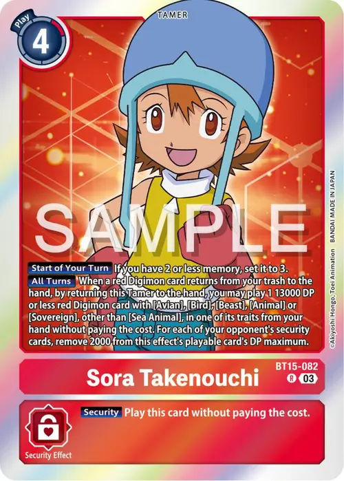Sora Takenouchi card art