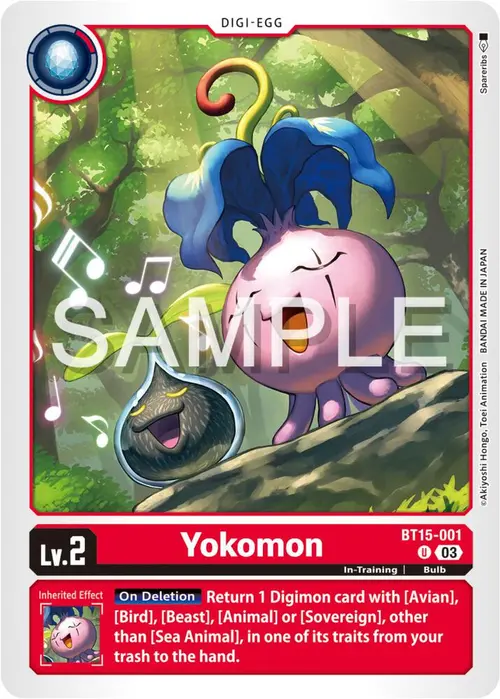 Yokomon card art